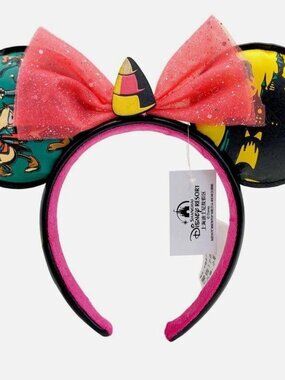 Disney Parks Vacation Club DVC Happy Halloween Minnie Mouse Ears Headband